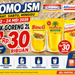 Promo JSM Indomaret Alfamart dan Superindo 22-24 Mei 2026 dengan diskon minyak goreng 2 liter mulai Rp30 ribuan